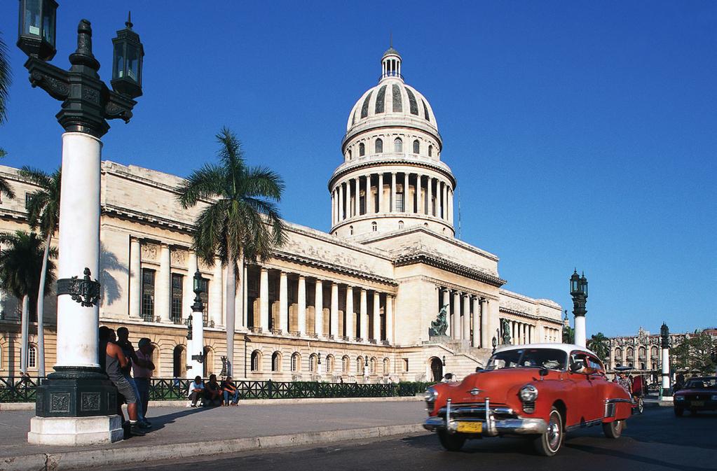 Cuba Capitol and 1950 s car Medicine in Cuba 10 21
