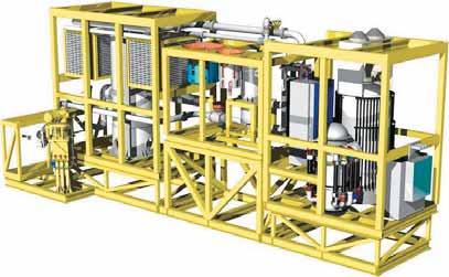 Subsea compression station Gjøa field platform An Aker Kvaerner pilot project for advanced subsea technology will determine whether subsea compression is suitable for the Ormen Lange field.