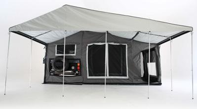 12ft Deluxe Tent can be purchased separately for $2400, it will adapt to most 7x4ft or 6x4ft box