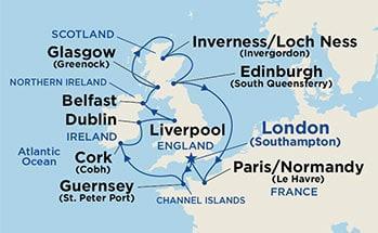 Visit the region's palaces, pubs and historical treasures on our cruise to the British Isles.
