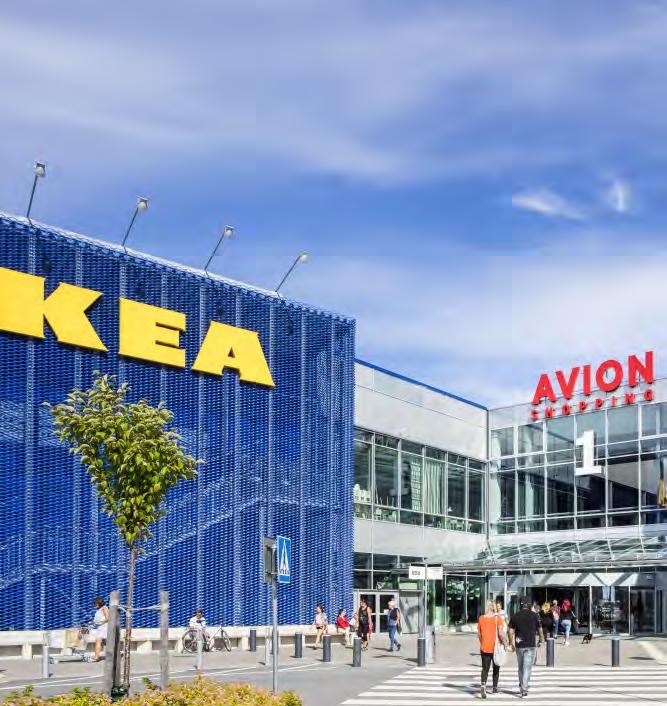 area for Avion Shopping covers a big area in the north, about 600 295 people in an areal of