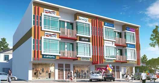Freehold - 30 units three storey shop office - 118 units two storey shop office - 9