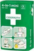 Refi lls New! Cederroth 4-in-1 Bloodstopper Sterile universal dressing with four functions: pressure pad, protective dressing, temporary support dressing or burn dressing.