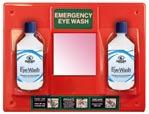 Emergency Eye Care & Irrigation 0ml Pods Emergency Eye Wash Sta on (Complete) ( x 00ml Eyewash & Mirror) 0ml