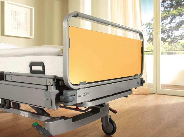 The head and footboards can be quickly and easily removed for treatment or cleaning