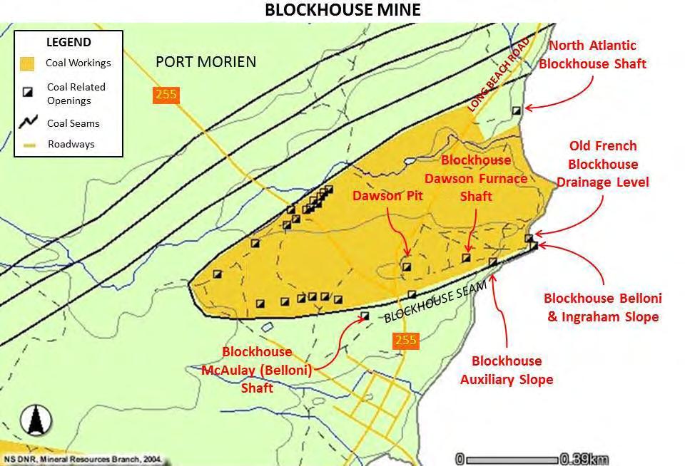 Figure 2 Historic Mine Openings