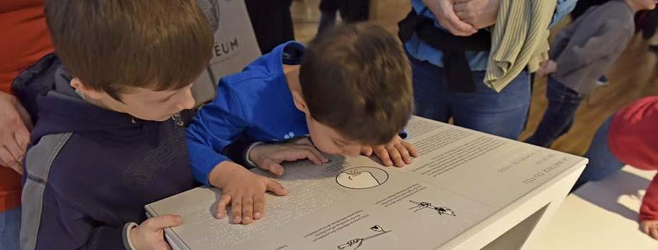 BENEFIT FROM THE LATEST INNOVATIONS Musée de l Homme, Paris, Olfactive Station Tactile Studio is a combination of expertises : ergonomics, pedagogy, content design, braille transcription,