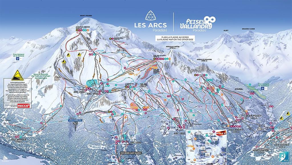 Ski area: SKI AREA: PARADISKI SKIING DOMAIN From 4102ft to 10663ft 465