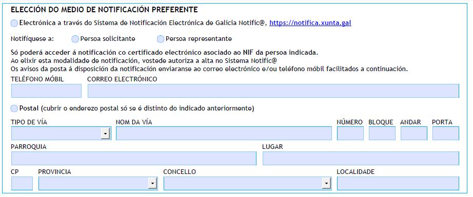 4.- Sistema de notificación electrónica de Galicia (Notifica.