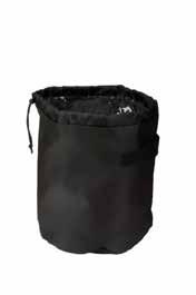 Garbage Tote The Mobile-Pack (Garbage Bag) is designed to fit any of our pack sizes and make cleaning simple.