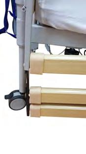 PREMIUM HOMECARE BED ASSEMBLY 7. Mounting full length beech side rails: 1.