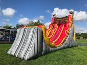 24' FIRE AND ICE WATERSLIDE (16' x 40') Colorful and attractive, its impressive in height.