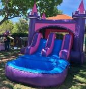 COMBO CASTLE PINK (13' x 20') Can use with or without POOL!