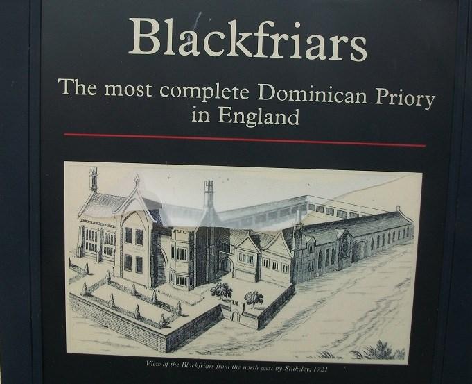 The order of Dominican Black Friars established a priory on Southgate Street in 1239. It survived until 1539 when the property was bought by Sir Thomas Bell, a noted local cloth maker.