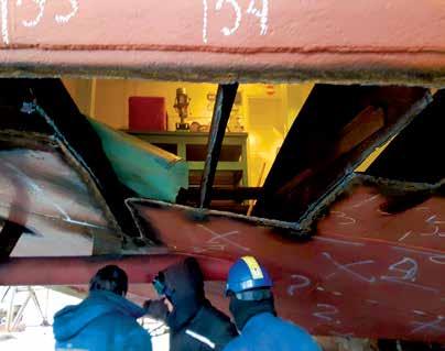 OUR SERVICES SHIP REPAIR & SHIPBUILDING Hull repair works Vessel modernization;