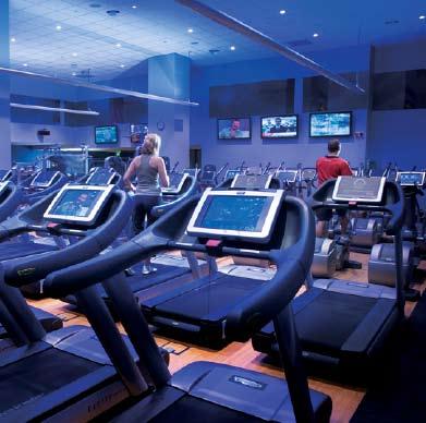 For the more aerobic inclined, there are two group fitness studios which run classes offering the full range of Les Mills body training, spinning, pilates and yoga.