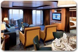 Staterooms - Oasis of the Seas Owner s Suite: with tub, shower and two sinks, marble