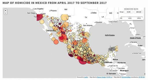 Mexico has more gun homicides this year than in
