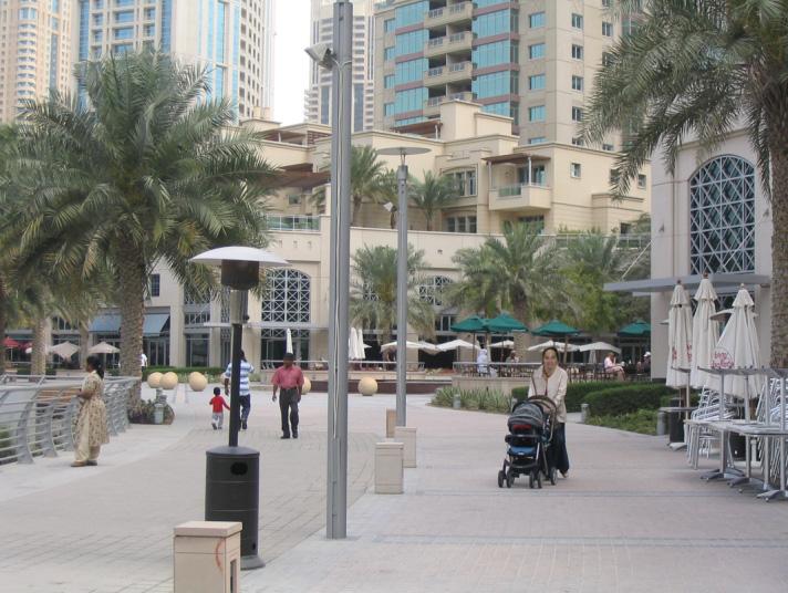 2 Jumeirah beach Residence (JBR) http://www.jbr.ae/ Locally known locally as JBR, Jumeirah Beach Residence became a hot spot for outdoor shopping and dining in 2008.