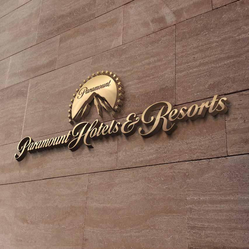 PRODUCED BY PARAMOUNT HOTELS & RESORTS The landmarks produced by Paramount Hotels & Resorts have been developed using a creative process honed over the studio s 100+year history.