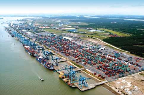the new developments in Pakistan, Vietnam and Australia. In Malaysia, Westports in Klang reported a throughput decrease of 4%.