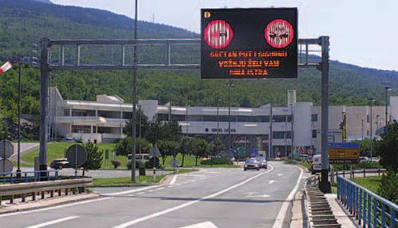 Bina Istra d.d. Obnova prometne signalizacije tunela Učka Bina Istra nastavlja svoje napore u održavanju visokih sigurnosnih standarda u tunelu Učka.