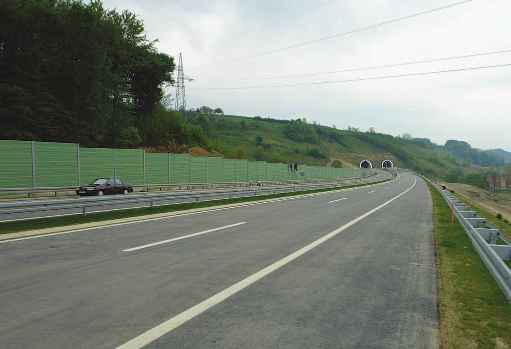 Autocesta Zagreb Macelj d.o.o. Zidovi za zaštitu od buke Izgradnja autocesta u Republici Hrvatskoj od kraja 20. stoljeća, a posebice nakon 2000.