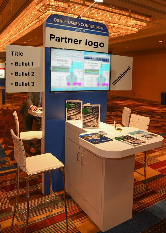 Start-up Zone Booth One Day Only On-site Presence Booth Gear Brand Presence Booth space Turn-key design Lead retrieval device Logo on booth header Sponsor designation 42-inch monitor Internet access