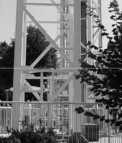 Dominator PART 1: Going Down! Each of the three support towers are built with four prefabricated pieces, each of which is 39 feet.