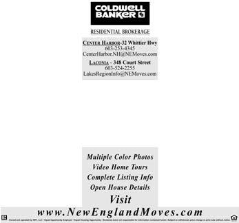 Classifieds Real Estate/Help Wated MEREDITH NEWS/THE RECORD ENTERPRISE/WINNISQUAM ECHO Thursday, February 5, 2015 B5 LUXURY REAL ESTATE CELEBRATING OVER 60 YEARS!