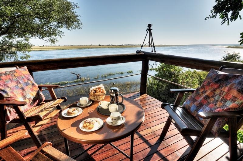 Chobe Game Lodge can accommodate up to 94 people in total luxury and the extensive facilities include a large swimming pool with adjacent terrace and a grassy riverside boma area where a Marimba band