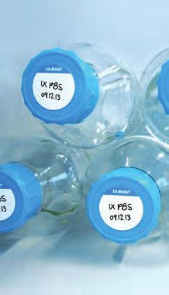 Many labels used in laboratories can be difficult to remove after use, resulting in scratched bottles and extra time wasted cleaning.