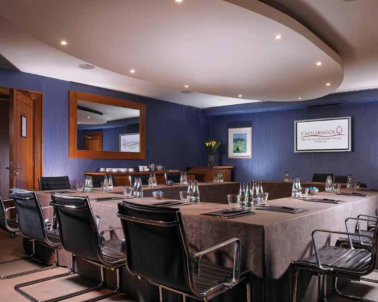 The Ashtown and Knockmaroon Suites Both rooms are located on the first floor and are medium sized meeting rooms accommodating up to 40 people theatre style with natural daylight.