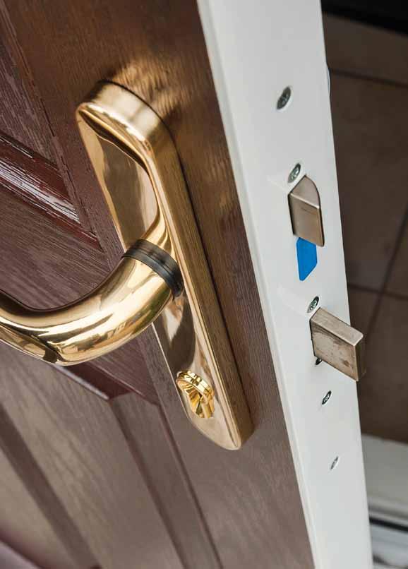 4 panel outward opening in Darkwood gold stainless steel furniture ERA locking mechanism and low frame threshold ERA Lock The ERA lock option is our latest high security option.