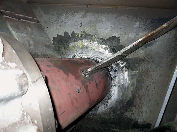 This means that any damage to the pipes can compromise the integrity of the hull.