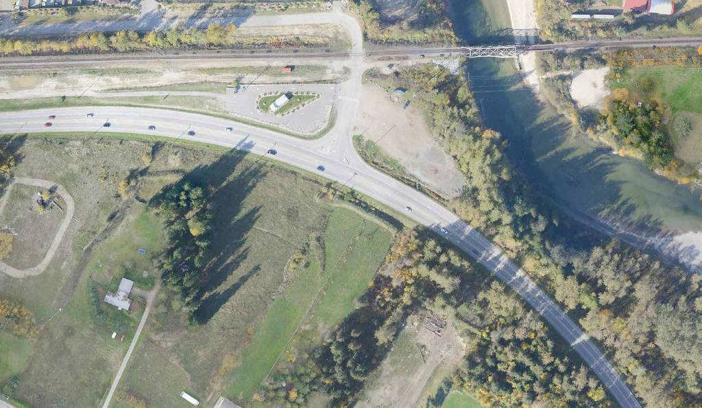 Future development along Old Spallumcheen Road could see up to an additional 590 vehicles per hour trying to access the highway during the afternoon peak hour, over the next 25 years.
