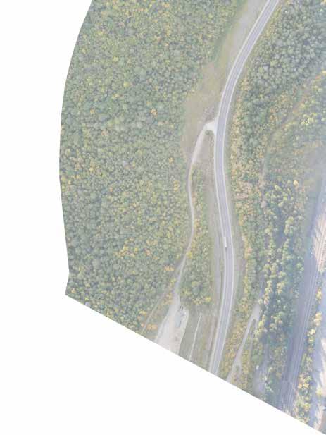 Option 3: Preliminary Design Intersection Refinements Two options for addressing access at Old Sicamous Road have been identified: an improved intersection (Option A) and a realignment of Old