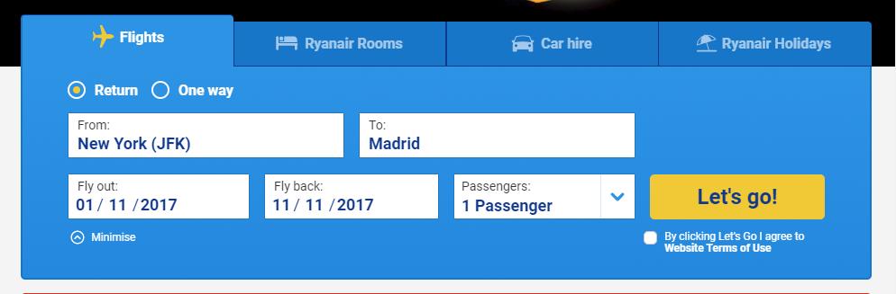 Case :-cv-0-rsl Document Filed // Page of 0. Users of the Ryanair Website, including Expedia and/or its agents, are put on notice of and subject to the Ryanair TOU.