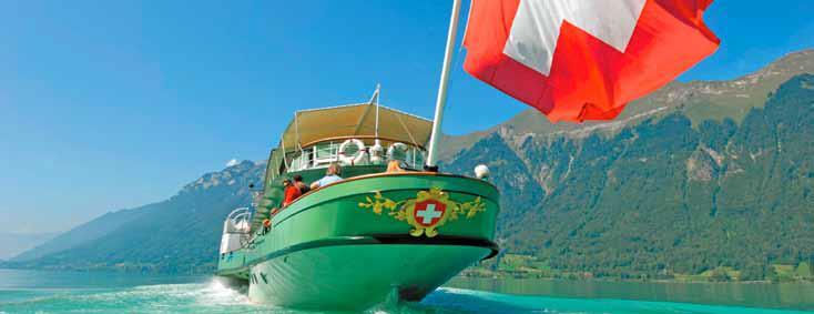 See optional excursion rates page 28. Overnight in Montreux.