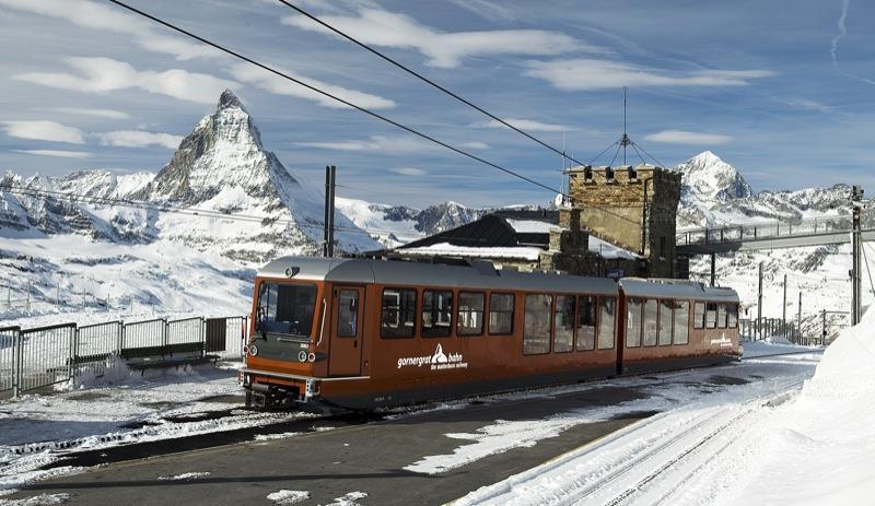 Swiss Panoramic trains Zermatt Gornergrat Glacier Express St.