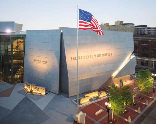 THE NATIONAL WWII MUSEUM COMMEMORATIVE BRICKS ROAD TO VICTORY BRICKS Create a lasting tribute to loved ones who served their country with a commemorative brick at The National WWII Museum.