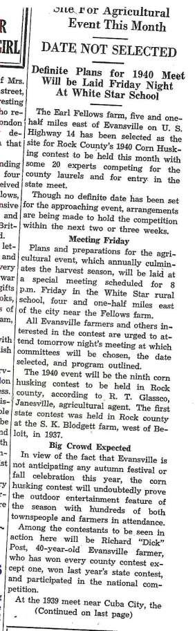 Wisconsin October 3, 1940,