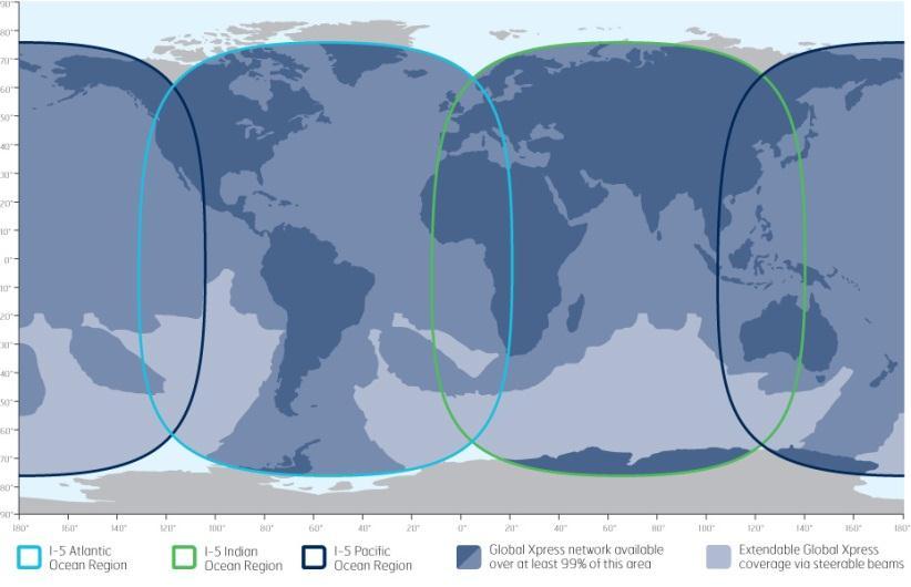 Inmarsat GX global, mobile, reliable Optimised Ka-band satellite coverage!
