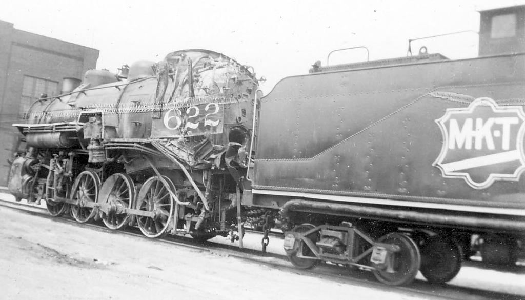 Steam boiler accident of locomotive no. 622, Katy RR, 6 April 1946, Parsons, Kansas, William L. Curtis was the engineer.