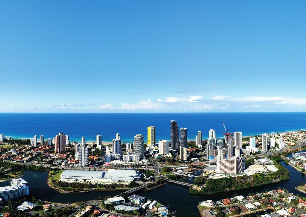 LOCATED IN THE HEART OF THE GOLD COAST The Oasis occupies a prominent beachfront location in the heart of Queensland s Gold Coast.