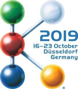 K- Messe 2019 16-23 October 2019 in Düsseldorf https://www.k-online.