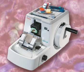 Shandon Finesse Holder Microtome blade holder with built-in features for better sectioning. Shandon Finesse 325 Manual rotary microtome.