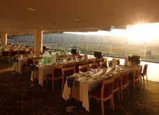 PANORAMIC Situated on the fifth level of the Grandstand overlooking the entire racecourse, this breath taking room provides the most