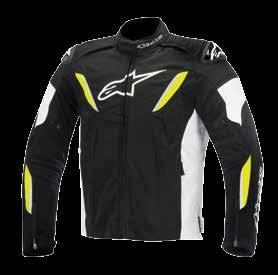 DUVAL DRYSTAR TEXTILE JACKET // ALL WEATHER SPORT RIDING Multi-material main shell construction incorporating water-repellent and quick drying PU-coated outer shell with Alpinestars waterproof and