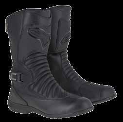 SCOOTSTUFF HELMETS ACCESSORIES SECURITY SUPER TOURING GORE-TEX BOOT// TOURING Main upper constructed from premium full-grain leather, offering high levels of comfort, durability and abrasion